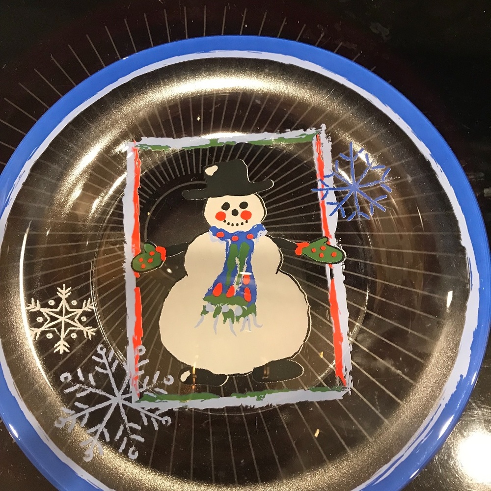 Winter Dessert Plate